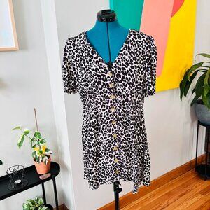 Cheetah Print Dress